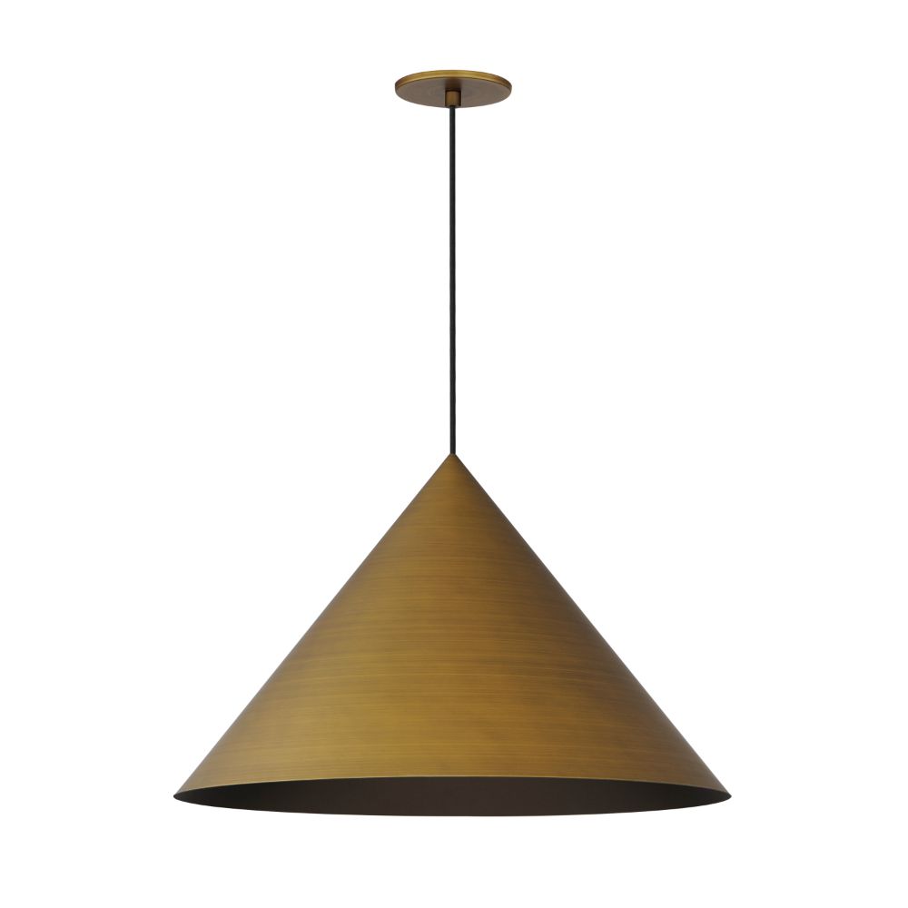 ET2 E34502-AB Pitch 22" LED Pendant in Antique Brass