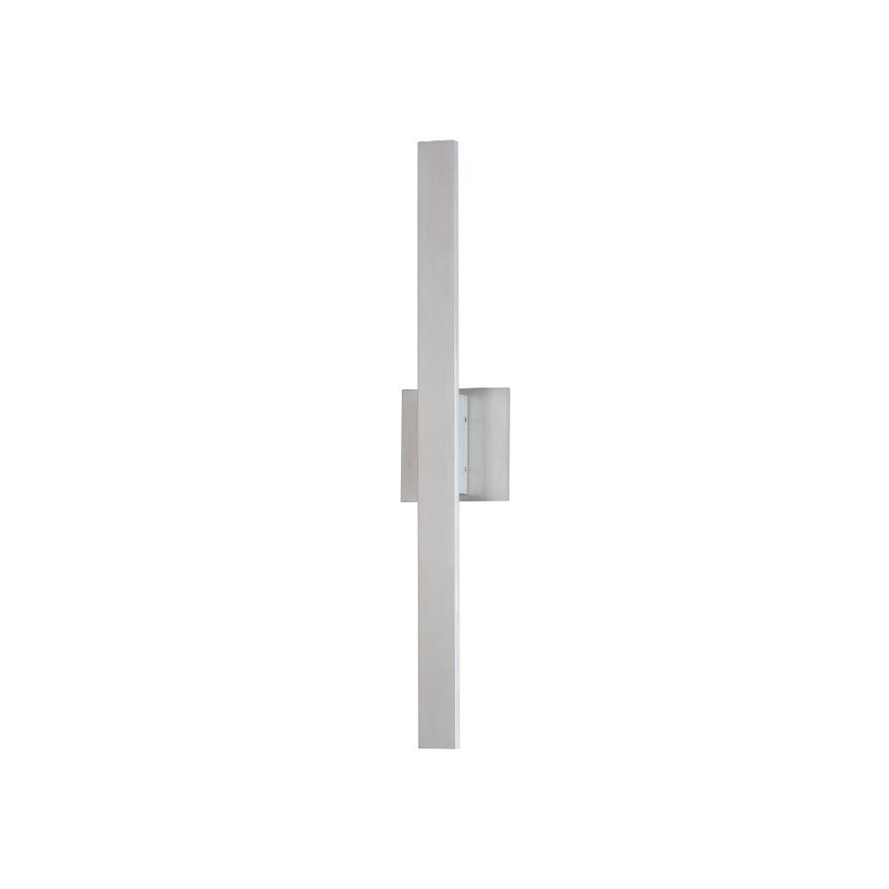 ET2 E41343-SA Alumilux: Line 24" LED Outdoor Wall Sconce in Satin Aluminum
