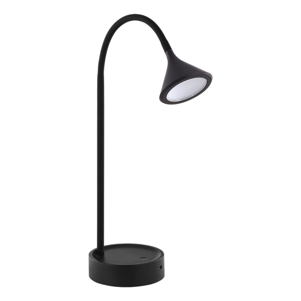 Eglo 202276A Ormond - Led Desk Lamp Matte Black, 6w Led