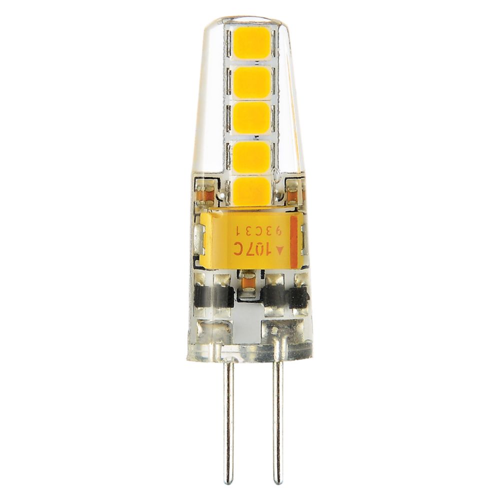 Eglo 202501A 2w Clear Led G4/bi-pin Base Bulb 200 Lumens, 3000k