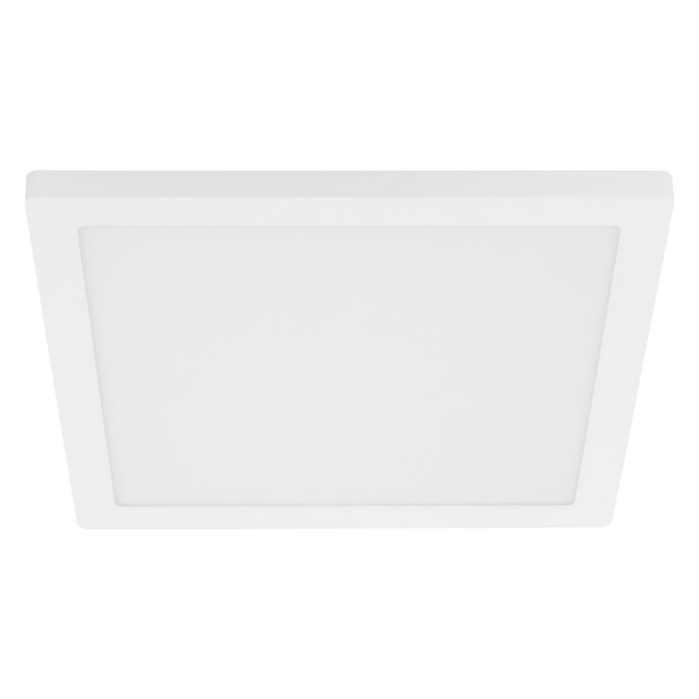 Eglo 203679A 1x24W LED Square Ceiling / Wall Light w/ White Finish & White Acrylic Shade