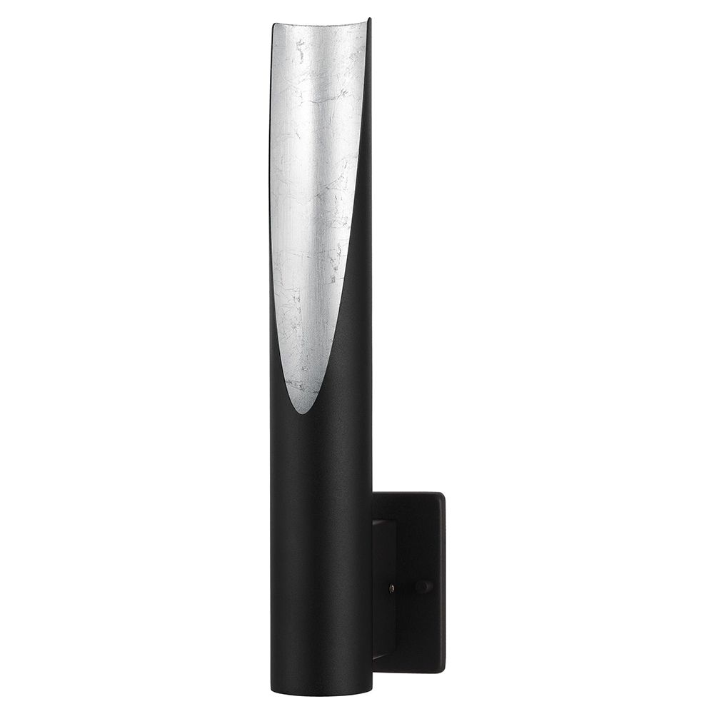 Eglo 204028A Barbotto - Wall Sconce Black And Silver 10w Gu10 Led