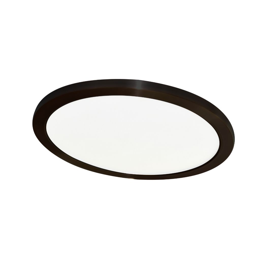 Eglo 204921A Trago 2 - 16" Integrated Led Ceiling Light W/ Black Finish And White Acrylic Diffuser