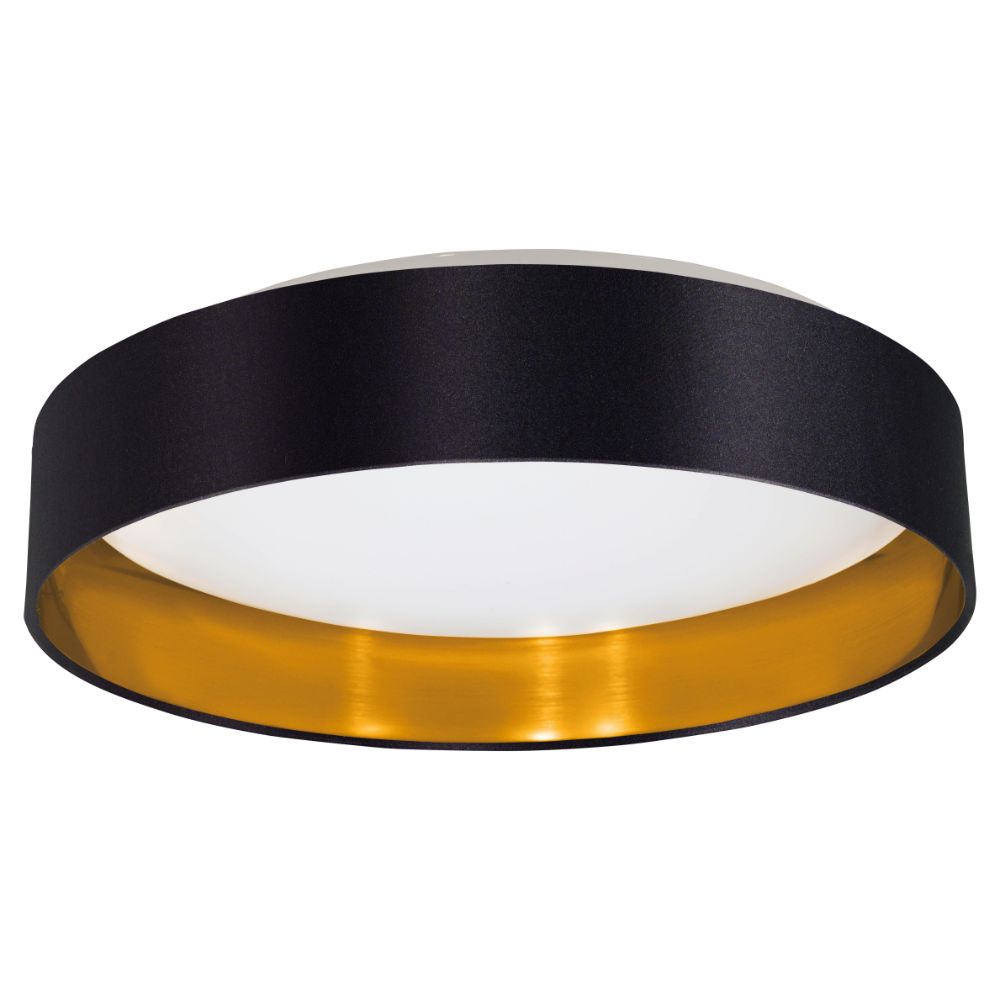 Eglo 31622A  Ceiling Light in Black & Gold