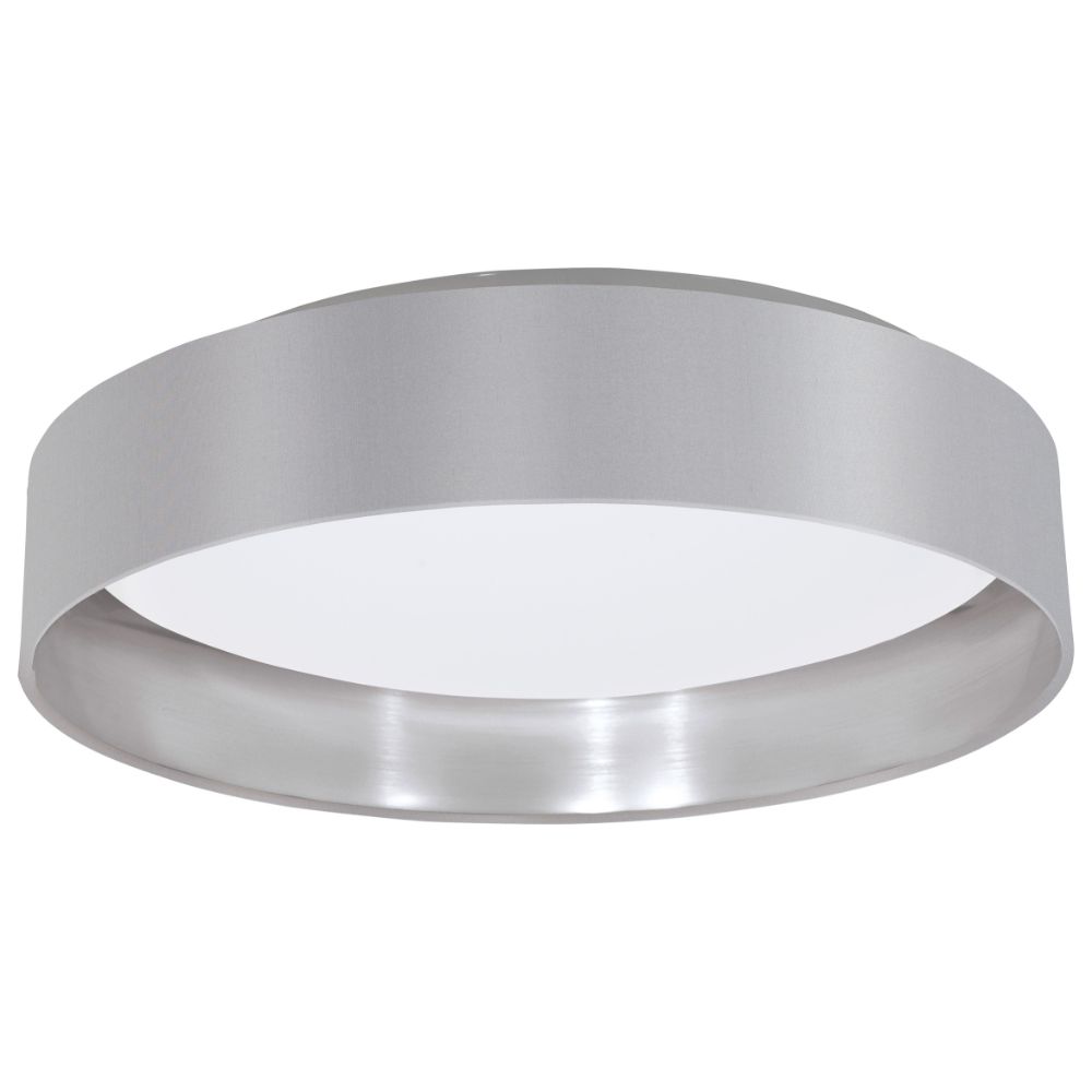 Eglo 31623A  Ceiling Light in Grey & Silver