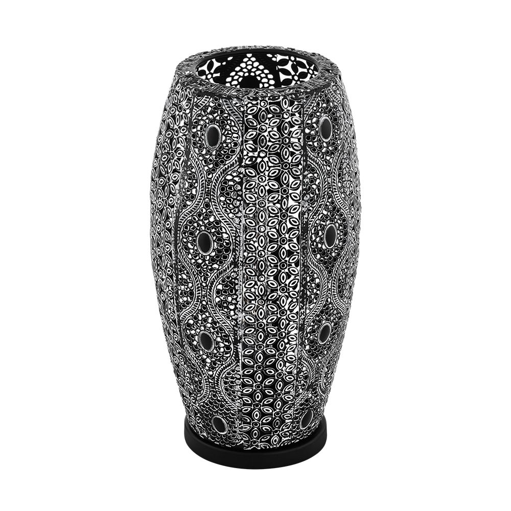 Eglo 43392A Riyadh - Table Lamp, Metal  Antique Black Shade,          1-40w