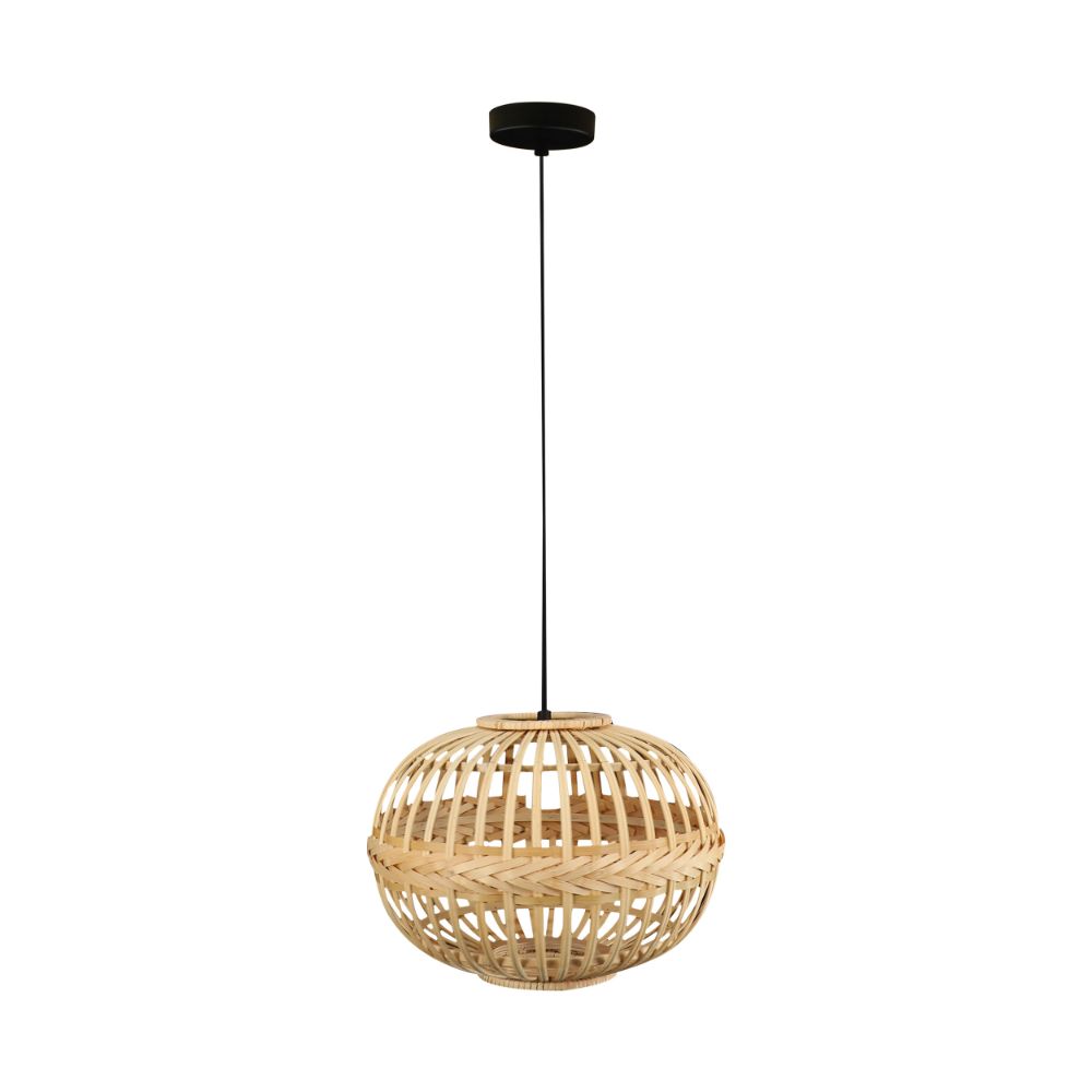 Eglo 49771A Armsfield - Pendant Brown Finish, Wood Shade