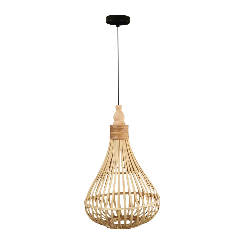Eglo 49772A Armsfield - Pendant Brown Finish, Wood Shade