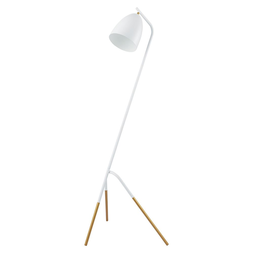Eglo 49944A Westlinton - Floor Lamp White And Gold Finish 60w