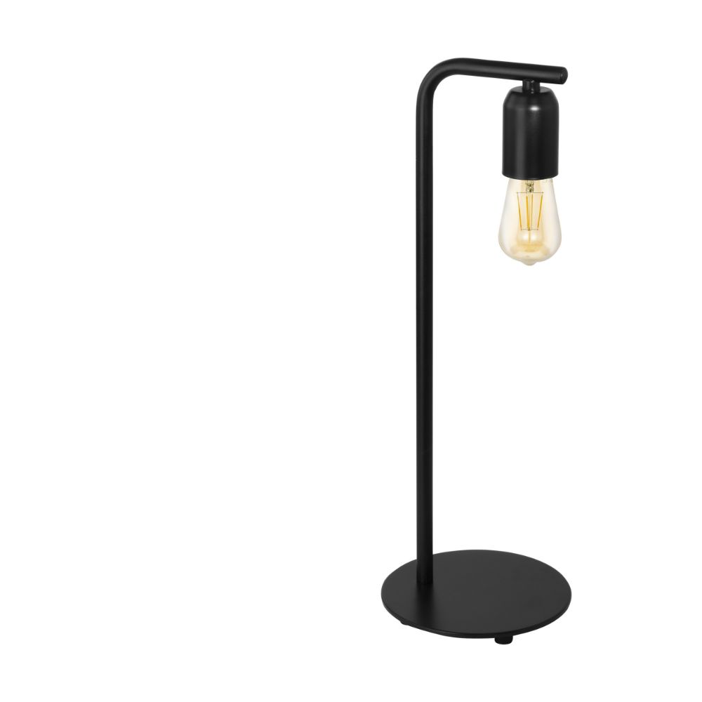 Eglo 98065A Adri - 12w Open Bulb Table Lamp W/ Black Finish