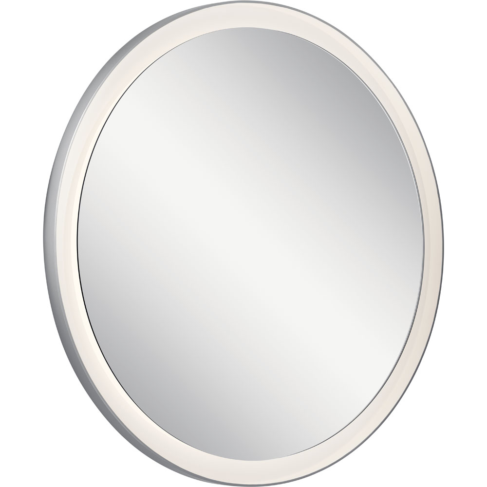 Elan 84170 Ryame Lighted Mirror in Silver Matte