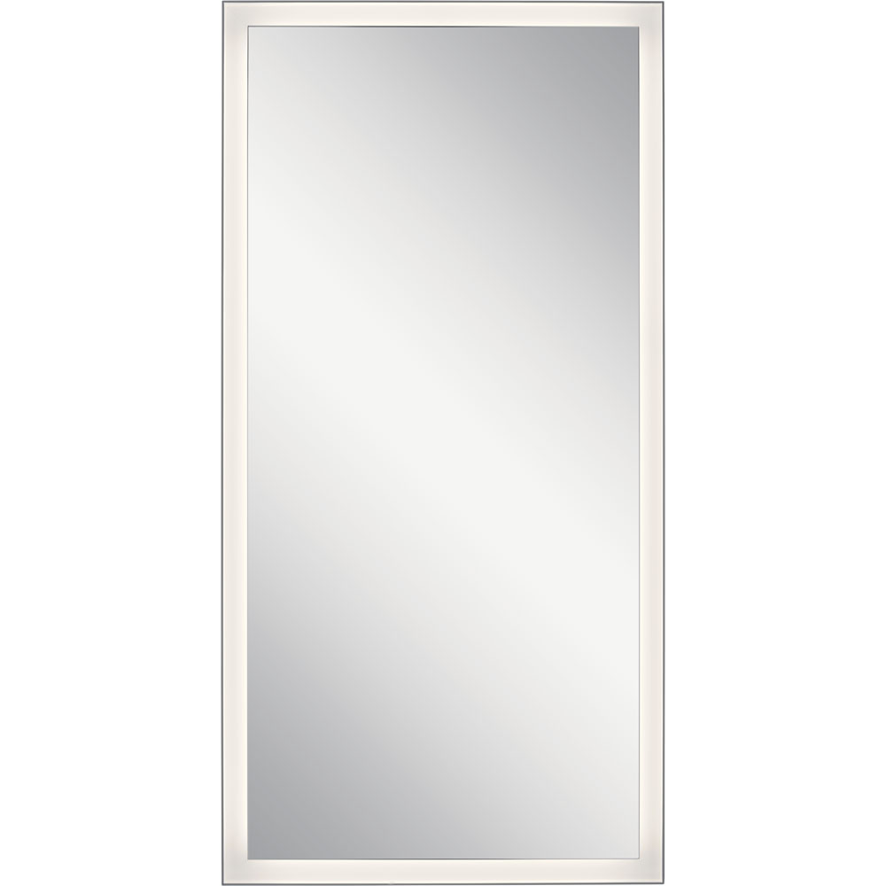 Elan 84172 Ryame Lighted Mirror in Silver Matte