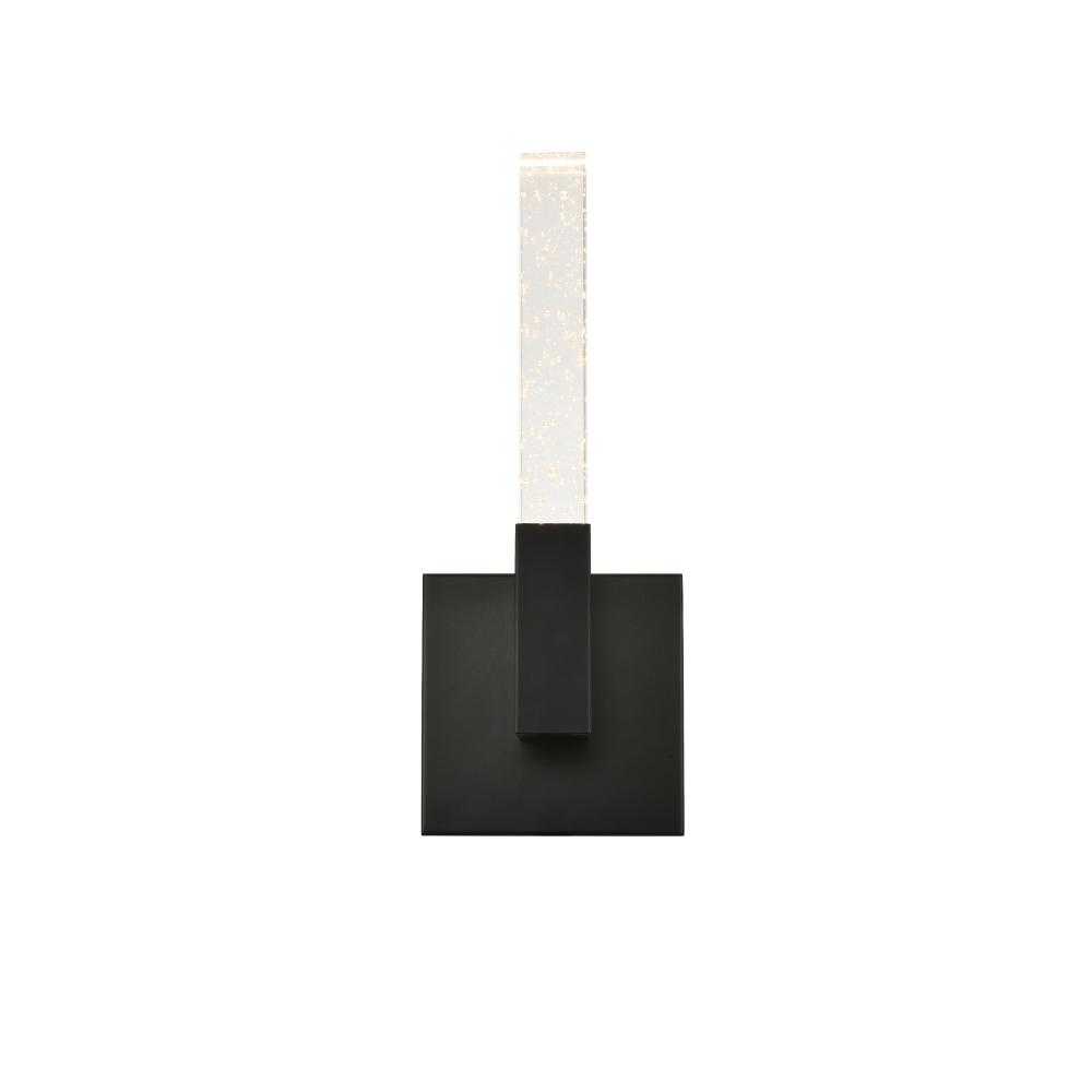 Elegant Lighting 1030W6BK Noemi 6 inch Adjustable LED Wall Sconce in Black