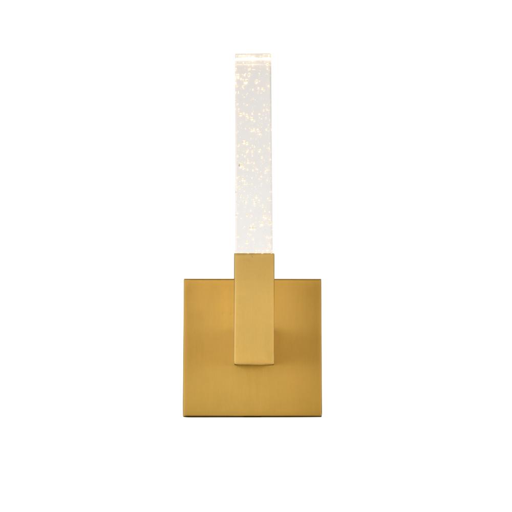 Elegant Lighting 1030W6SG Noemi 6 inch Adjustable LED Wall Sconce in Satin Gold