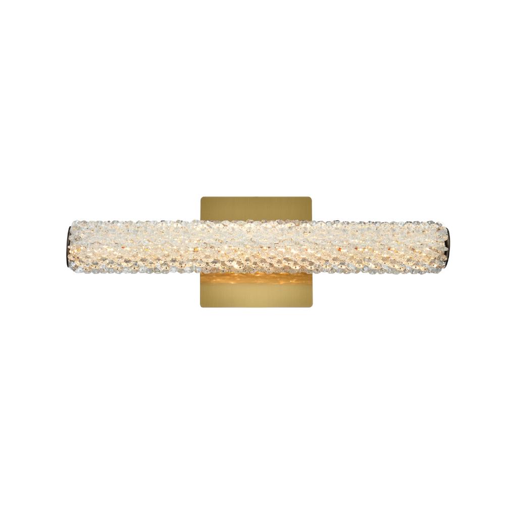 Elegant Lighting 3800W18SG Bowen 18 inch Adjustable LED Wall Sconce in Satin Gold