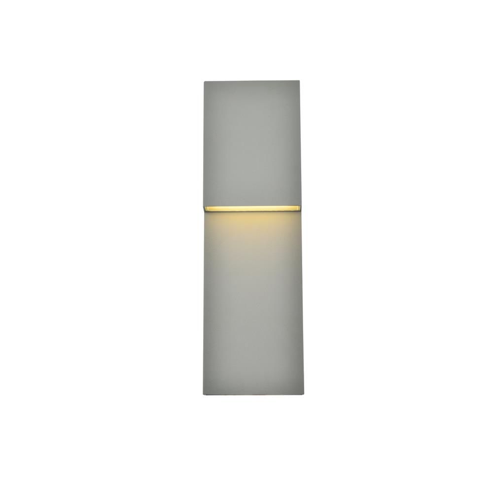 Living District by Elegant Lighting LDOD4001S Raine Integrated LED wall sconce in silver