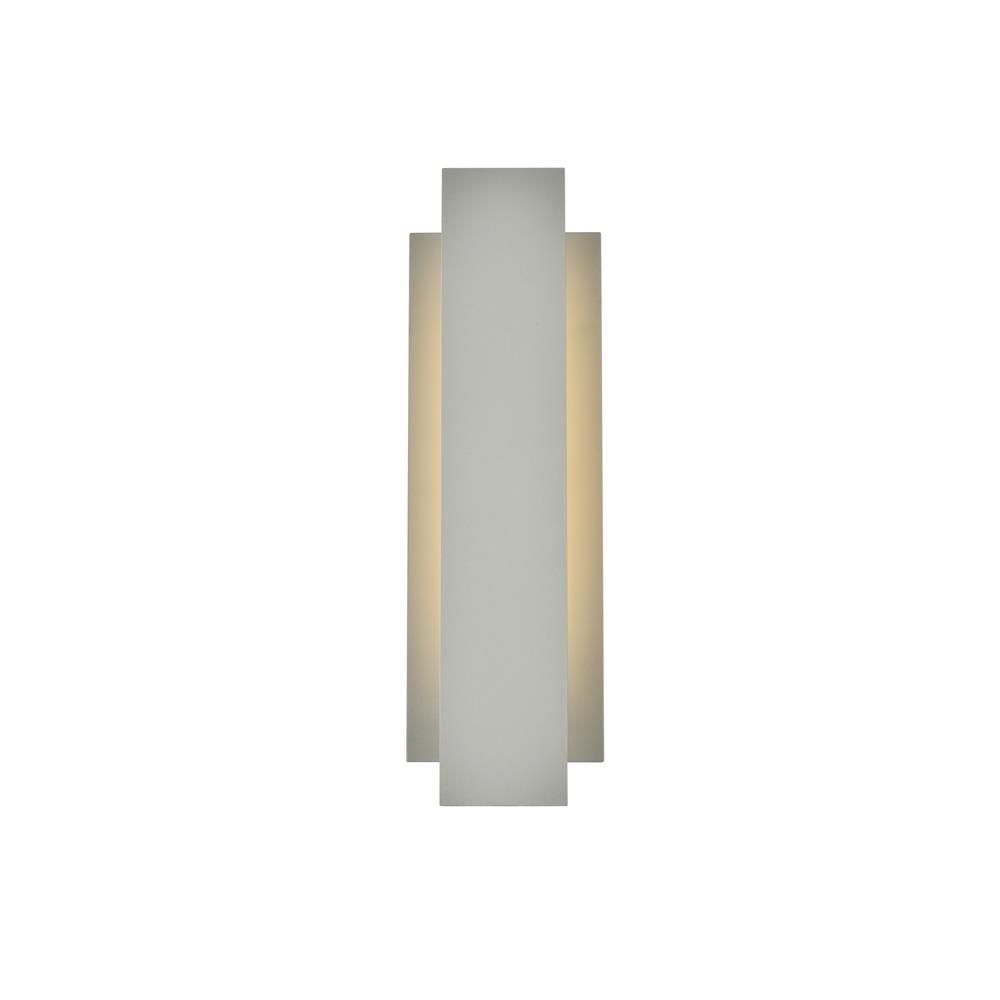 Living District by Elegant Lighting LDOD4005S Raine Integrated LED wall sconce in silver