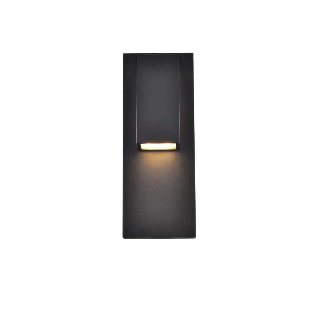 Living District by Elegant Lighting LDOD4006BK Raine Integrated LED wall sconce in black