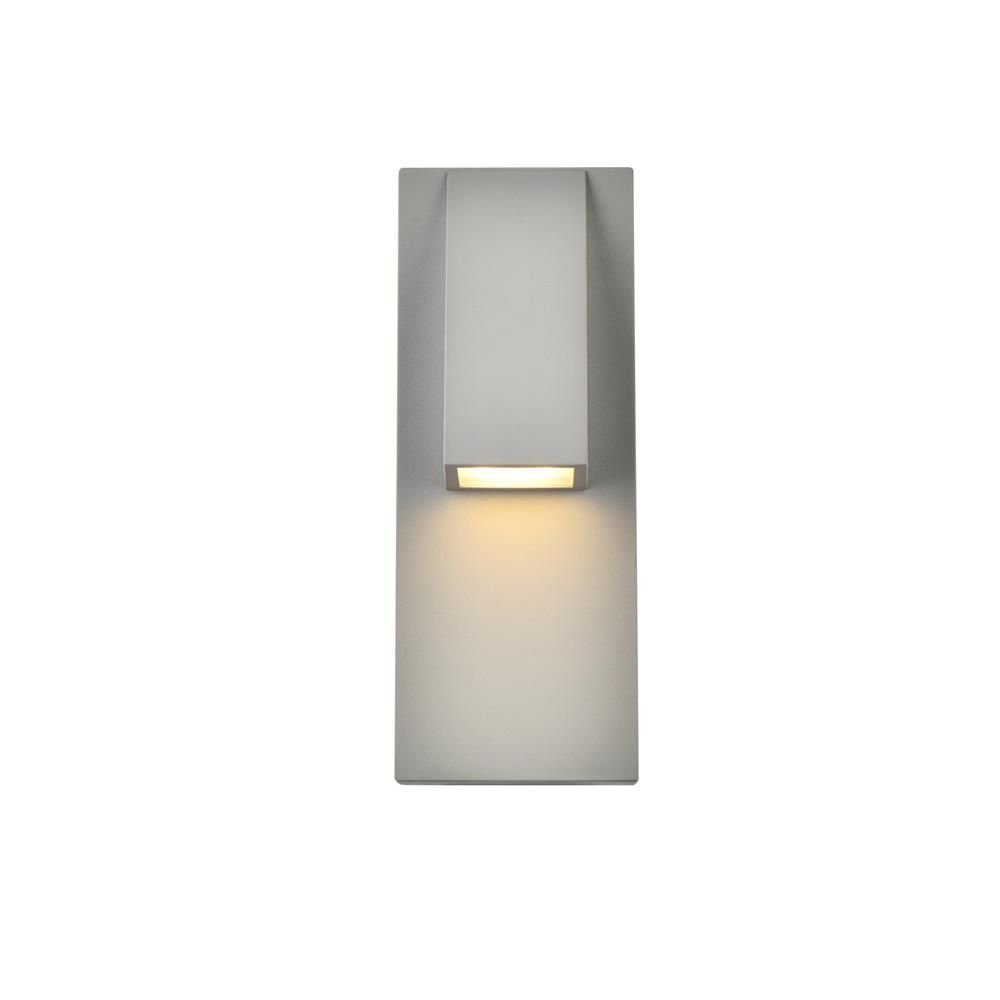 Living District by Elegant Lighting LDOD4006S Raine Integrated LED wall sconce in silver
