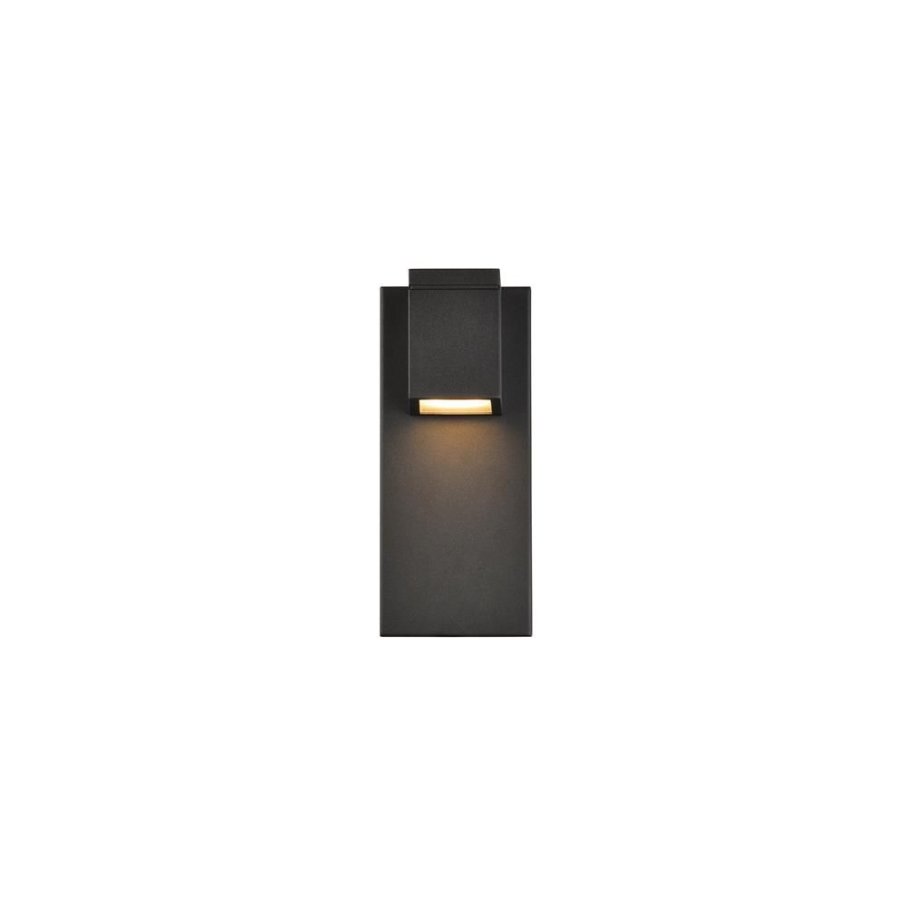 Living District by Elegant Lighting LDOD4007BK Raine Integrated LED wall sconce in black