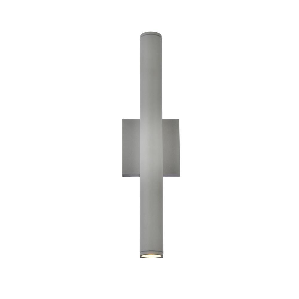 Living District by Elegant Lighting LDOD4008S Raine Integrated LED wall sconce in silver