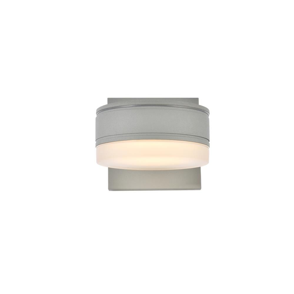 Living District by Elegant Lighting LDOD4013S Raine Integrated LED wall sconce in silver