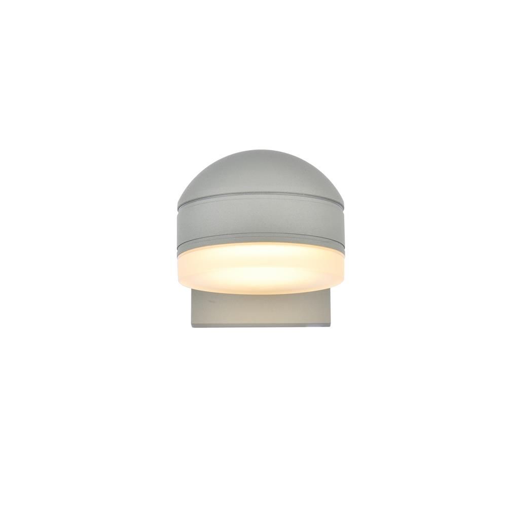 Living District by Elegant Lighting LDOD4015S Raine Integrated LED wall sconce in silver