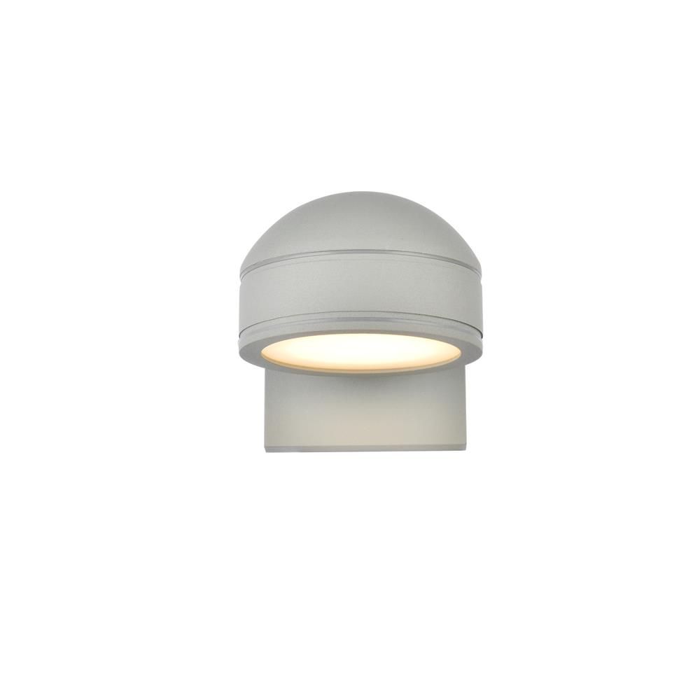 Living District by Elegant Lighting LDOD4016S Raine Integrated LED wall sconce in silver