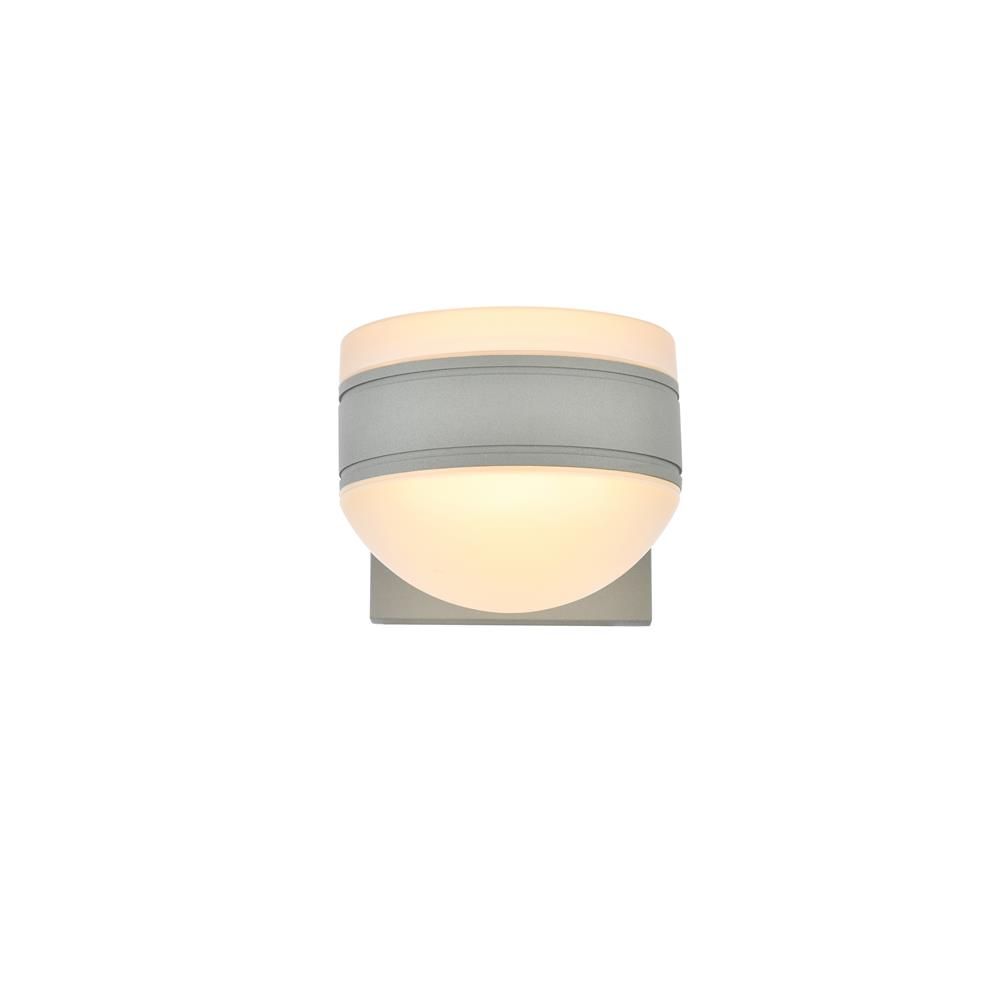 Living District by Elegant Lighting LDOD4017S Raine Integrated LED wall sconce in silver