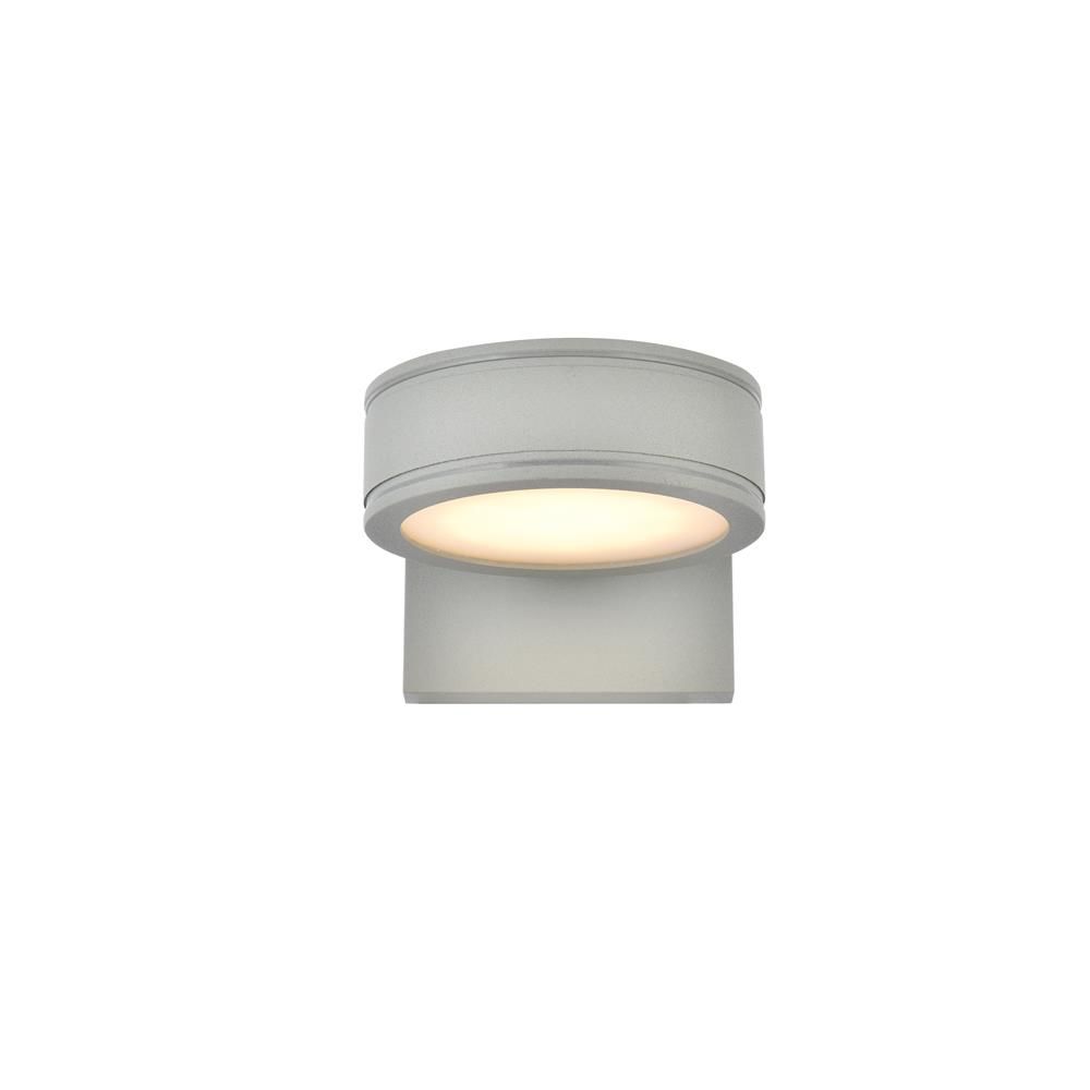 Living District by Elegant Lighting LDOD4018S Raine Integrated LED wall sconce in silver
