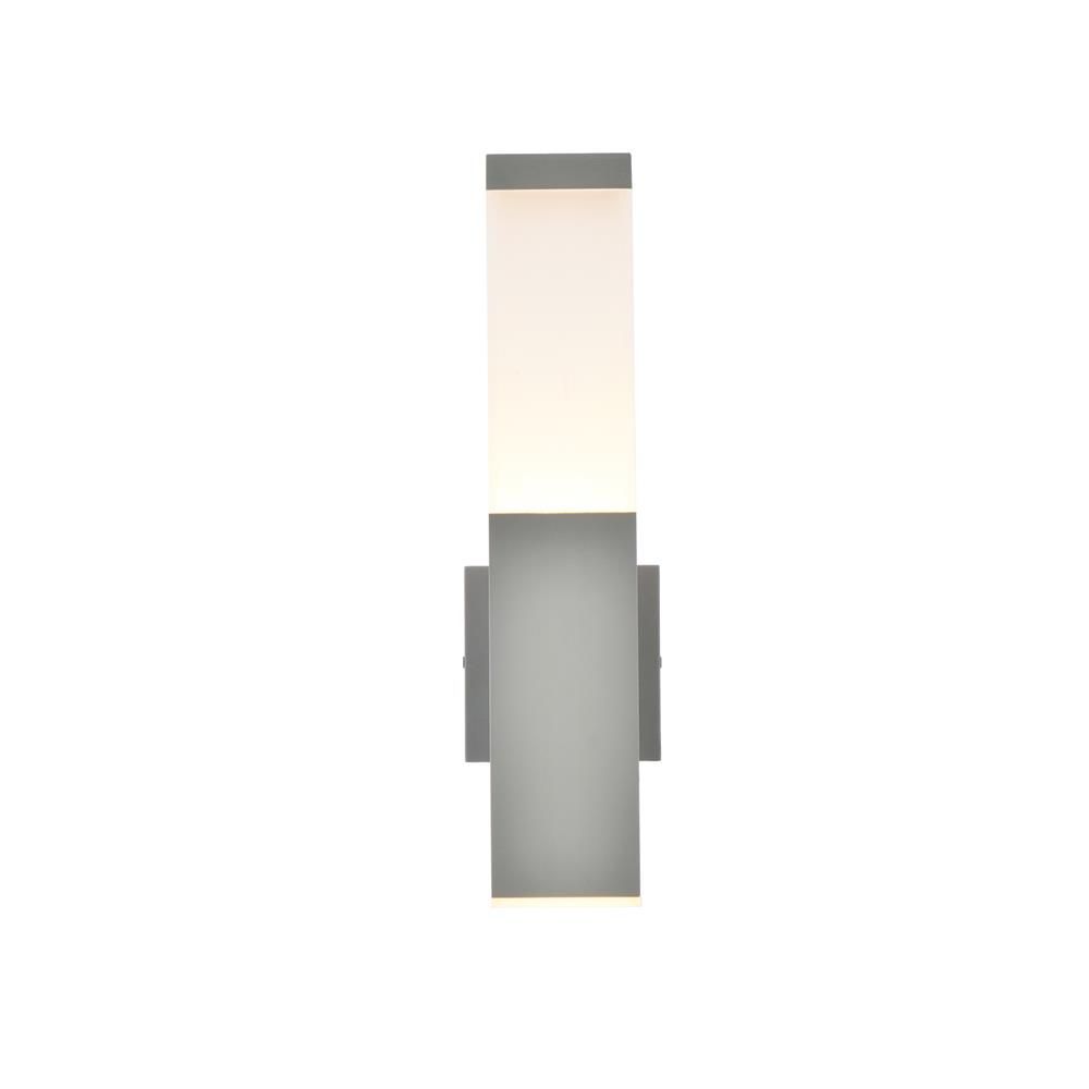 Living District by Elegant Lighting LDOD4021S Raine Integrated LED wall sconce  in silver