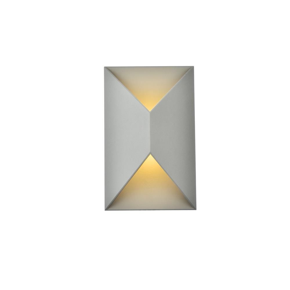 Living District by Elegant Lighting LDOD4022S Raine Integrated LED wall sconce  in silver
