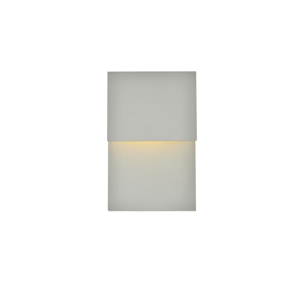 Living District by Elegant Lighting LDOD4029S Raine Integrated LED wall sconce  in silver