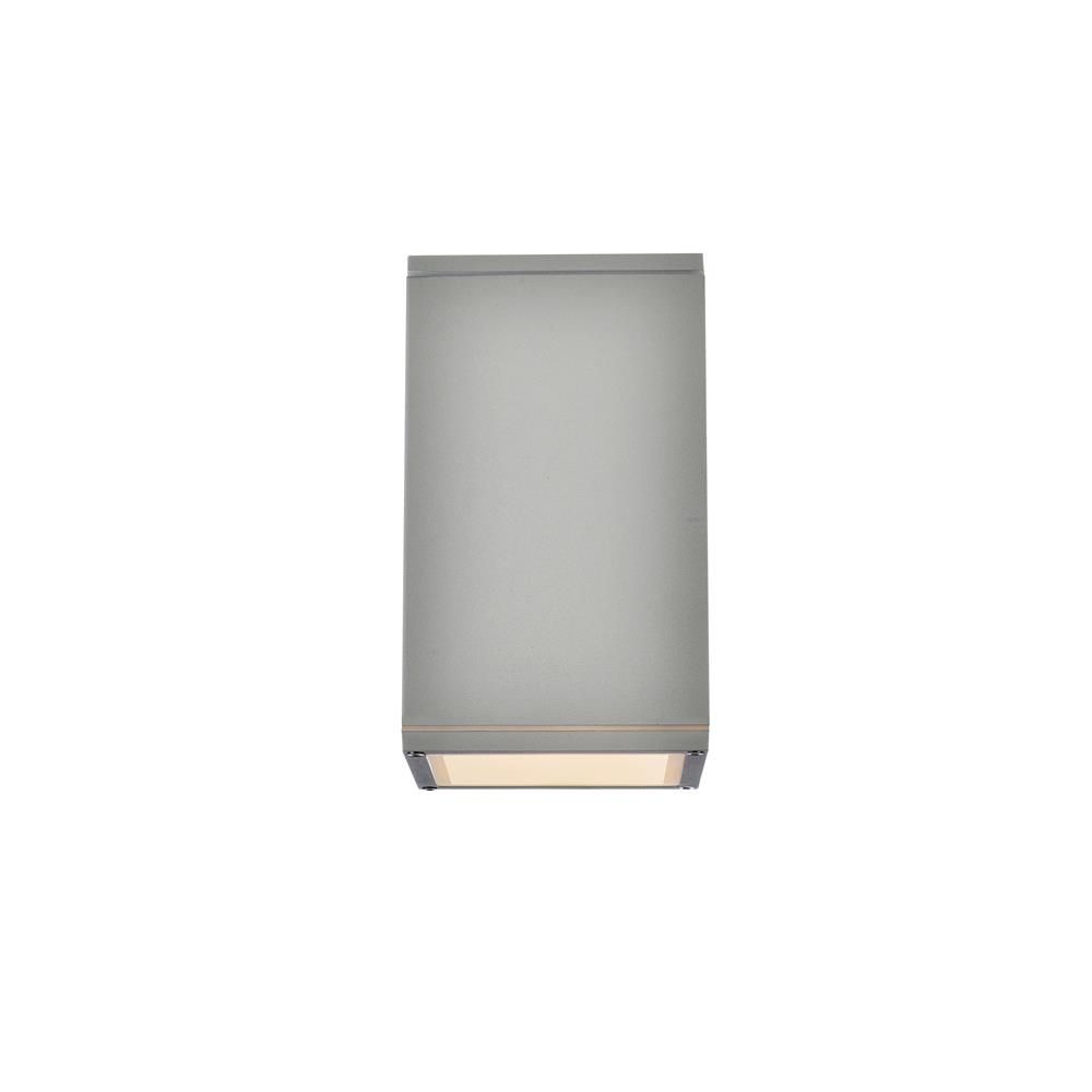 Living District by Elegant Lighting LDOD4041S Raine Outdoor Wall in silver