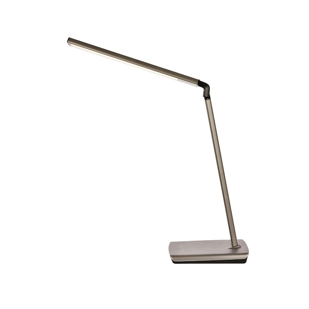 Elegant Decor LEDDS001 Illumen Collection 1-Light Metallic Grey Finish Led Desk Lamp