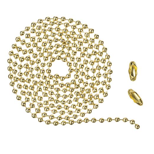 Craftmade C3-BB 36 in. Beaded Chain in Bright Brass