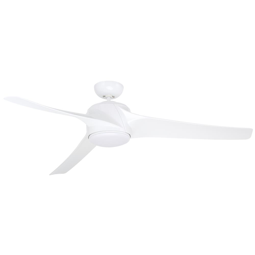 Emerson CF860WW Luray Eco Contemporary  Ceiling fan in Appliance White with Appliance White blade finish
