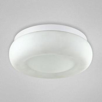 Eurofase Lighting 23025-011 Disk 1 Light Large Flush Mount Ceiling Fixture in White