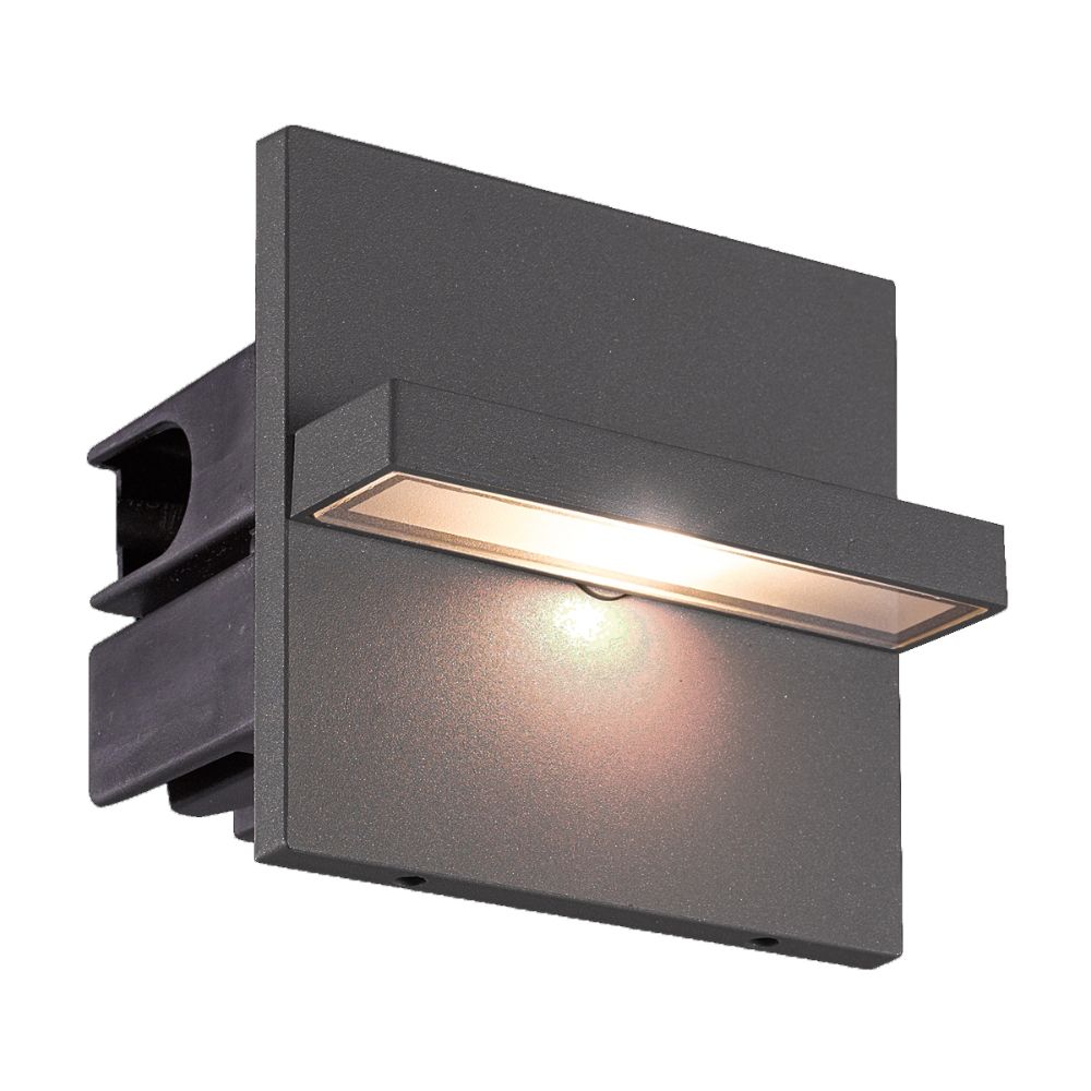 Eurofase 28294-023 Perma Outadoor LED In-Wall In Graphite Grey