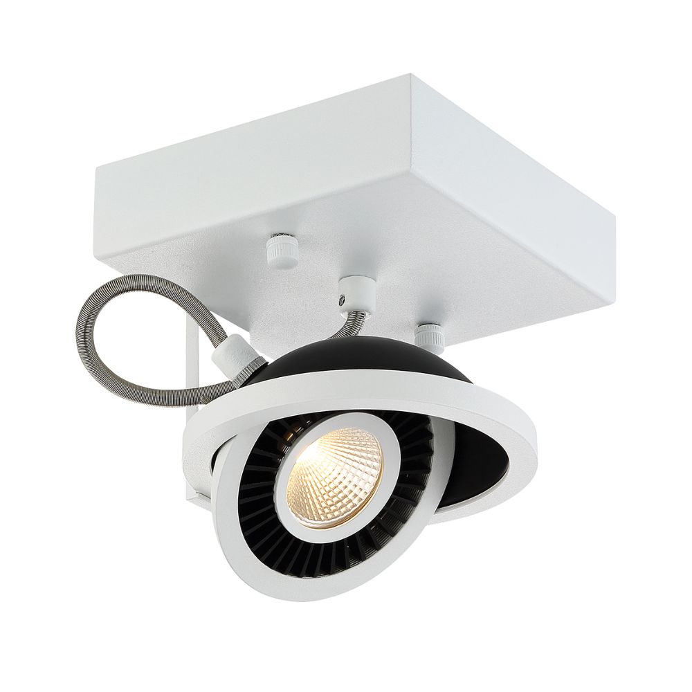Eurofase 29489-015 Vision 1-Light  Track LED Surface In White/Black