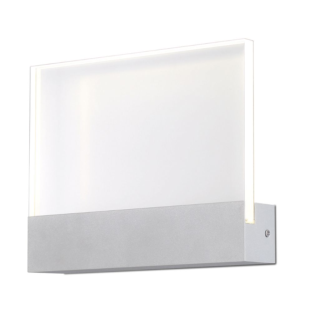 Eurofase 31436-014 Halpern Medium Outdoor LED Sign, Platinum