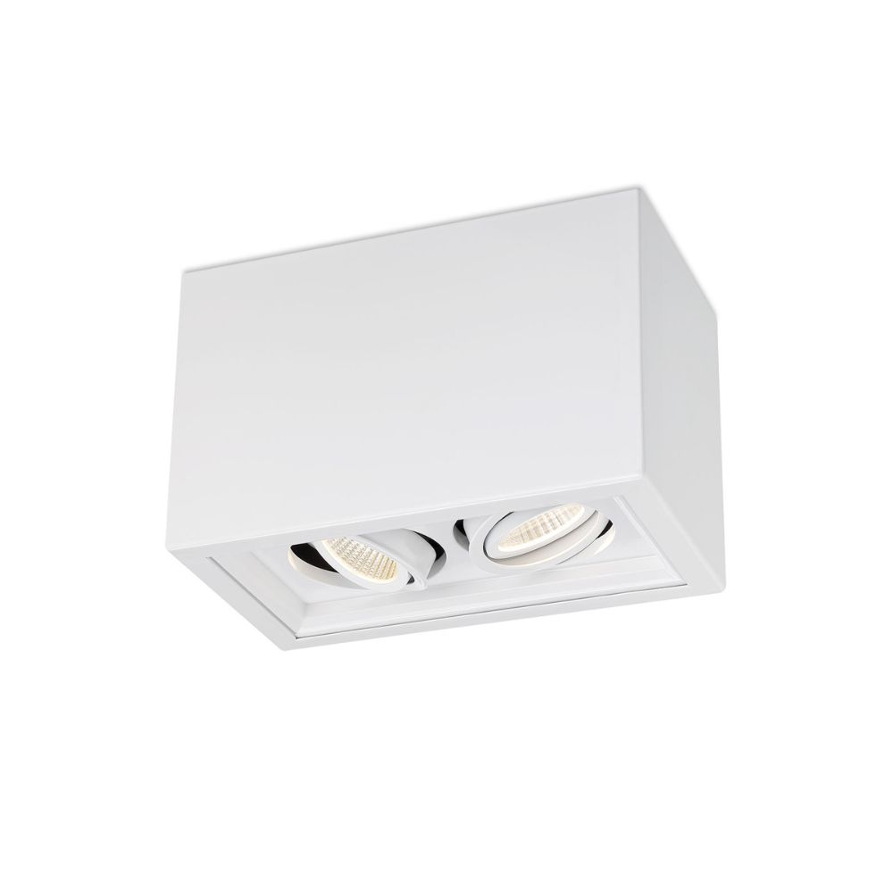 Eurofase 32688-016 Santo 2-Light  LED Flushmount In White