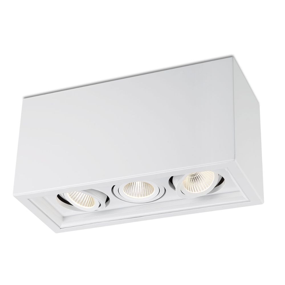 Eurofase 32689-013 Santo 3-Light  LED Flushmount In White