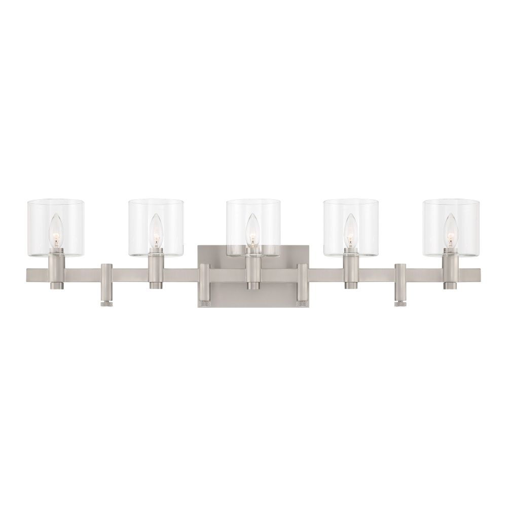 Eurofase 46813-022 Decato 5 Light Sconce  in Nickel