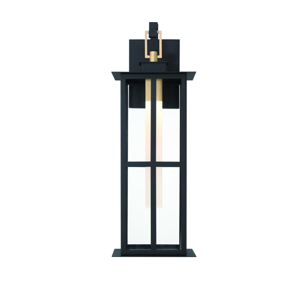 Eurofase Lighting 47201-019 Greyson 22" LED Sconce In Brass and Black