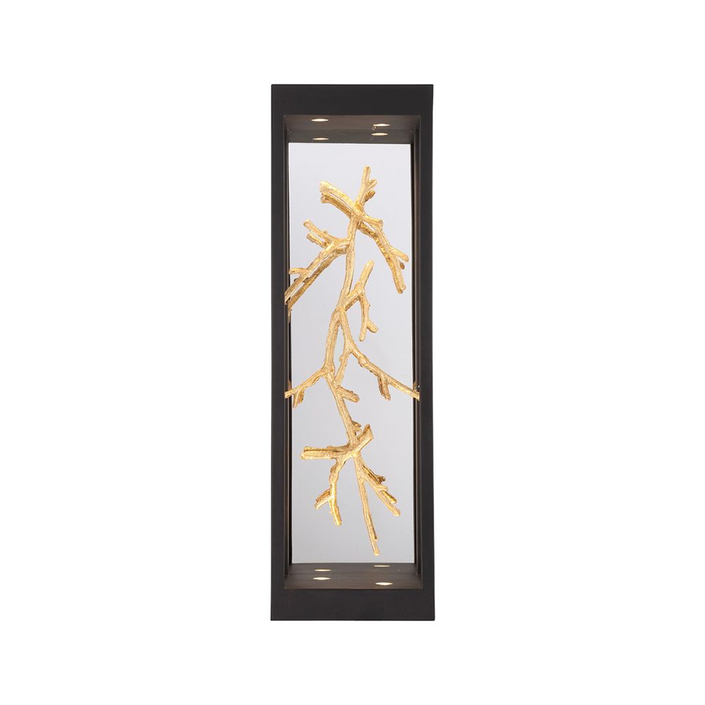 Eurofase 45699-016 Aerie 4 Light Sconce in Black and Gold