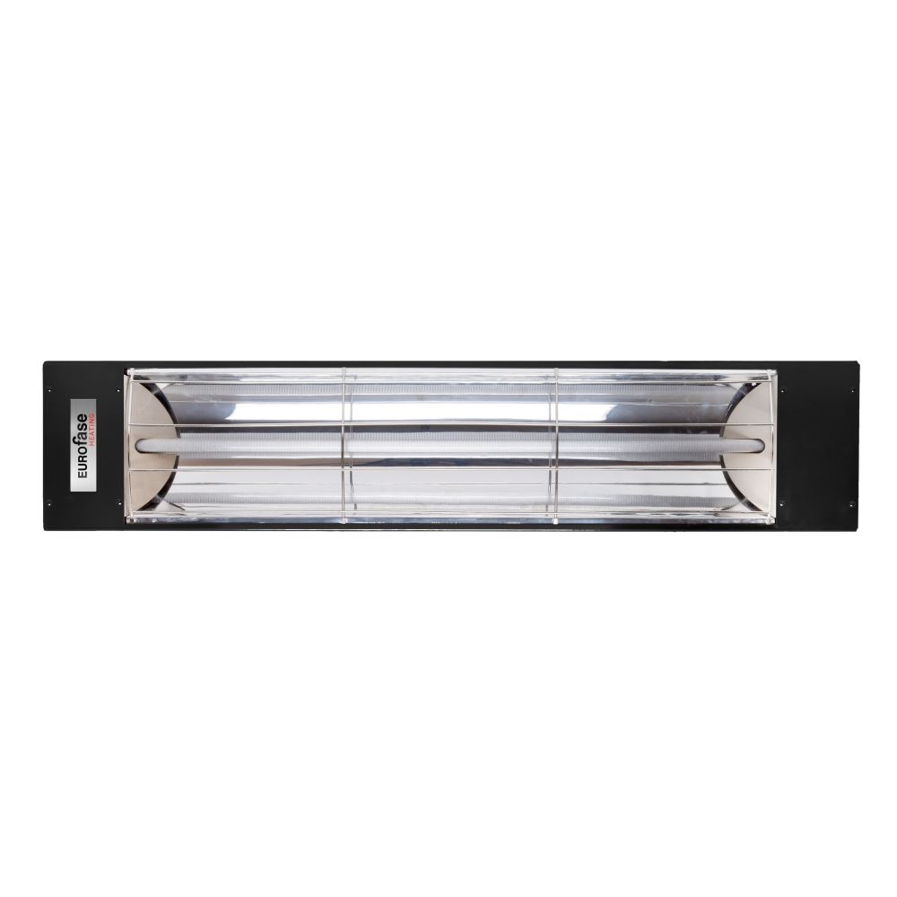 Eurofase Heating Co. EF15120B 1500 Watt Plug-In Electric Infrared Single Element Heater in Black