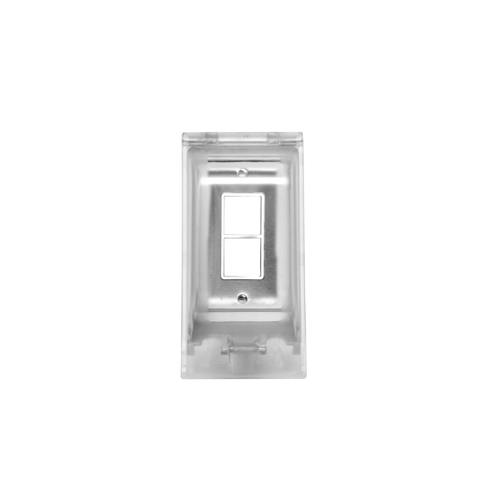 Eurofase Heating Co. EFSOWPS Single Duplex Switch Weatherproof Flush Mount and Gang Box - 20 Amp Per Pole in Stainless Steel