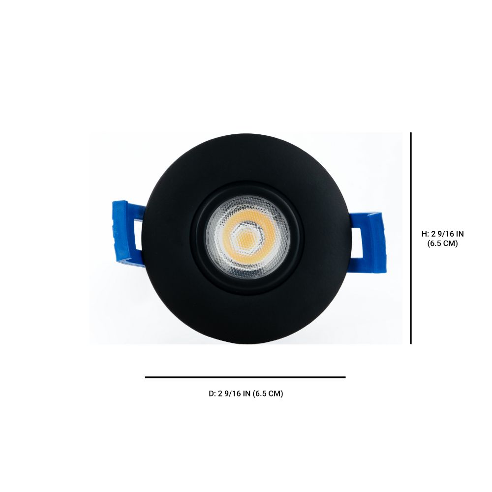 Eurofase 45364-020 2 Inch Mini Round Gimbal In Black