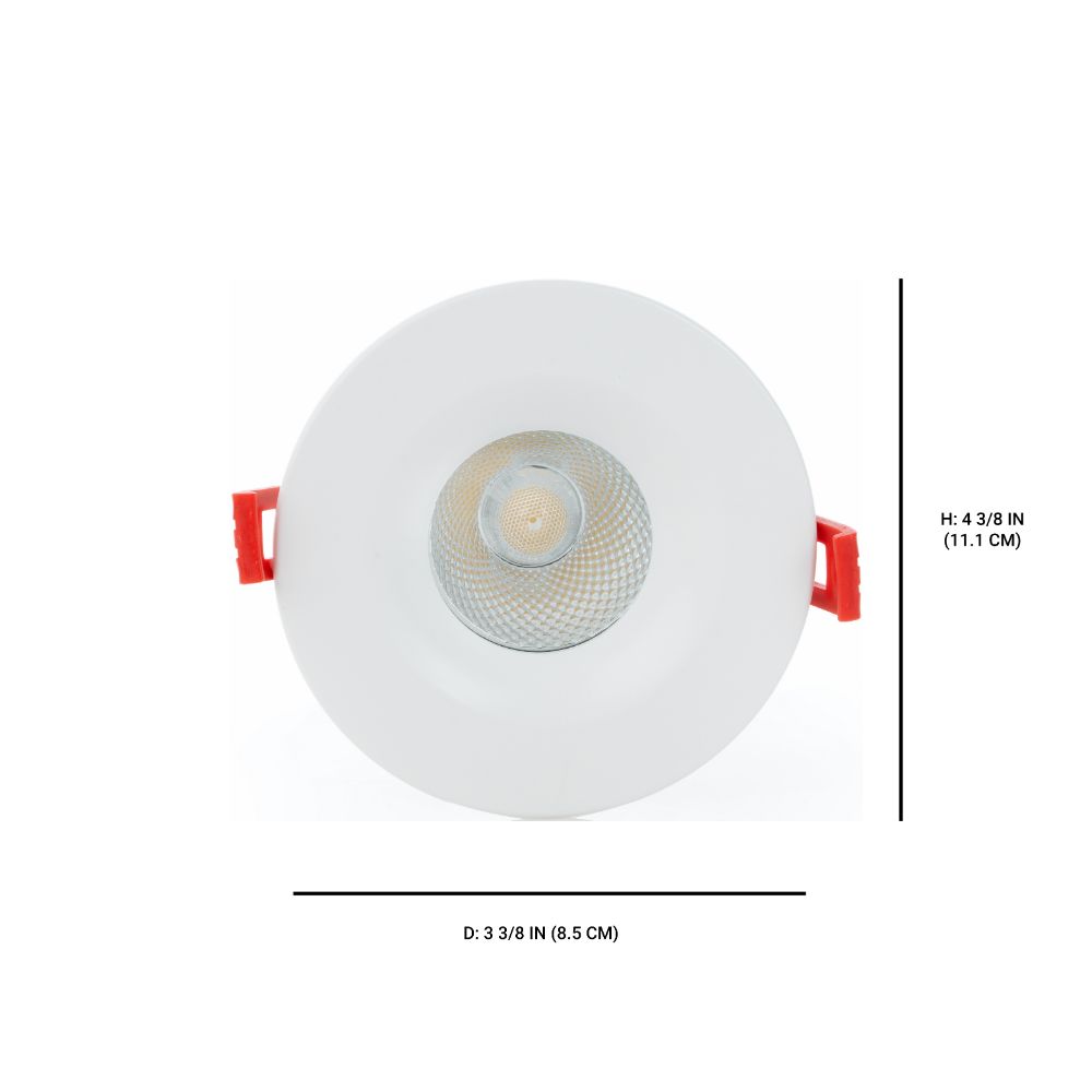 Eurofase 45368-011 3.5 Inch Round Fixed Downlight In White 